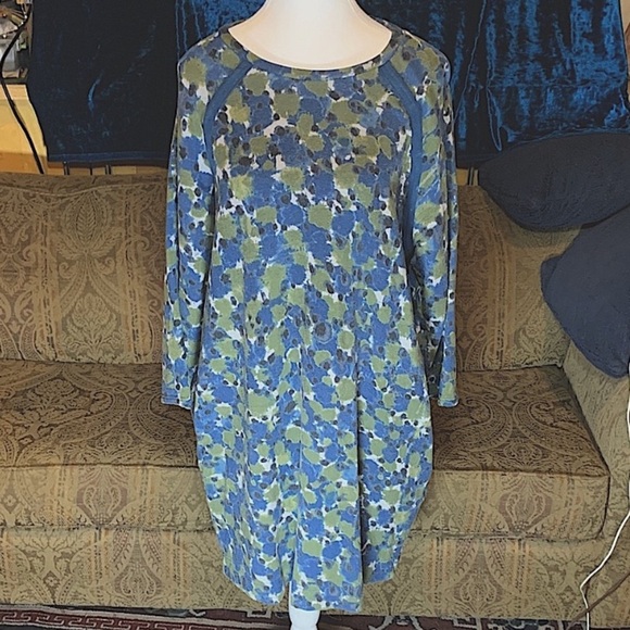 Sustainable Organic Cotton Women's Dress size 16 Lined Soft Warm Thick Quality - Picture 1 of 9